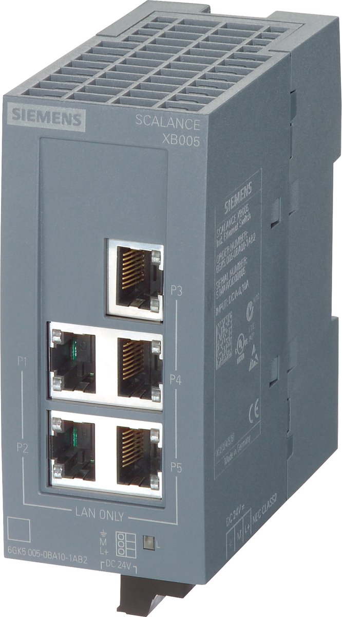 Siemens Scalance xb005 6gk5005-0ba00-1ab2