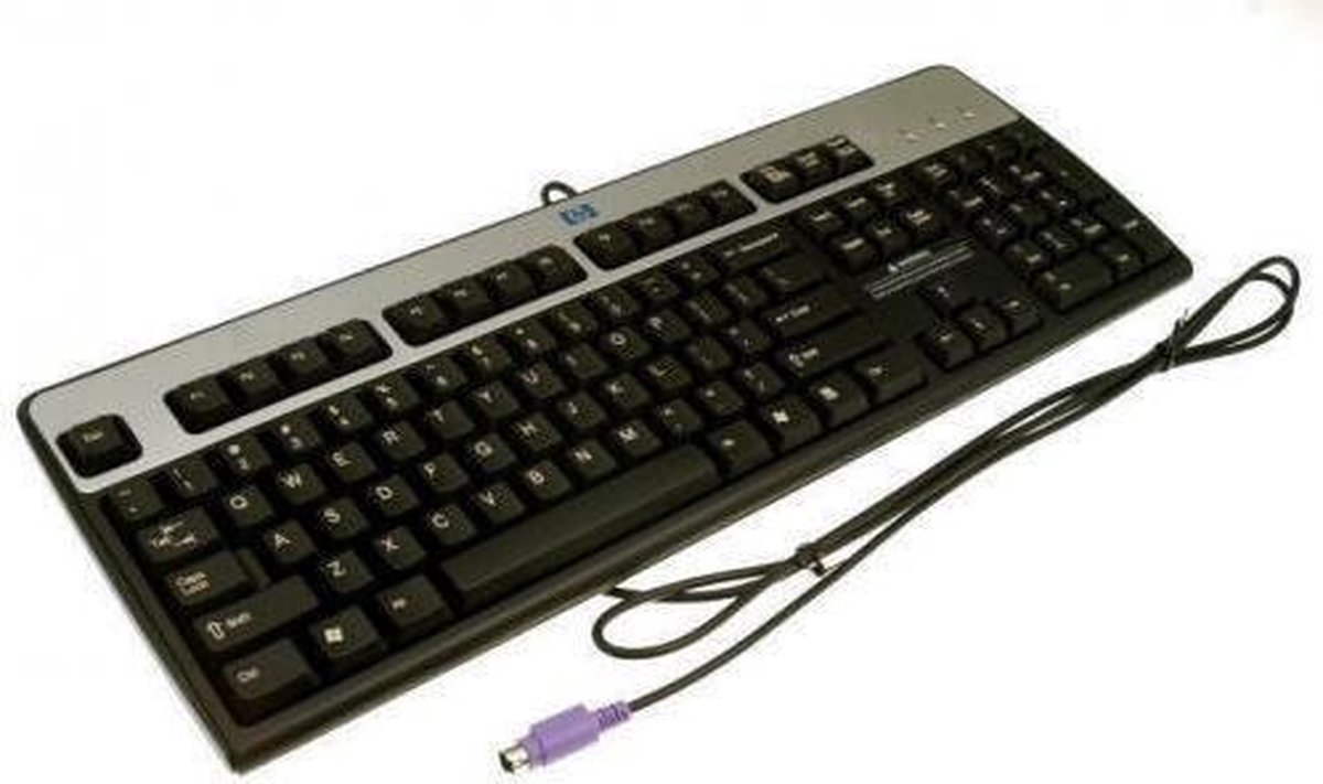 HP 355630-245 keyboard PS/2 QWERTY Polish Black. Silver