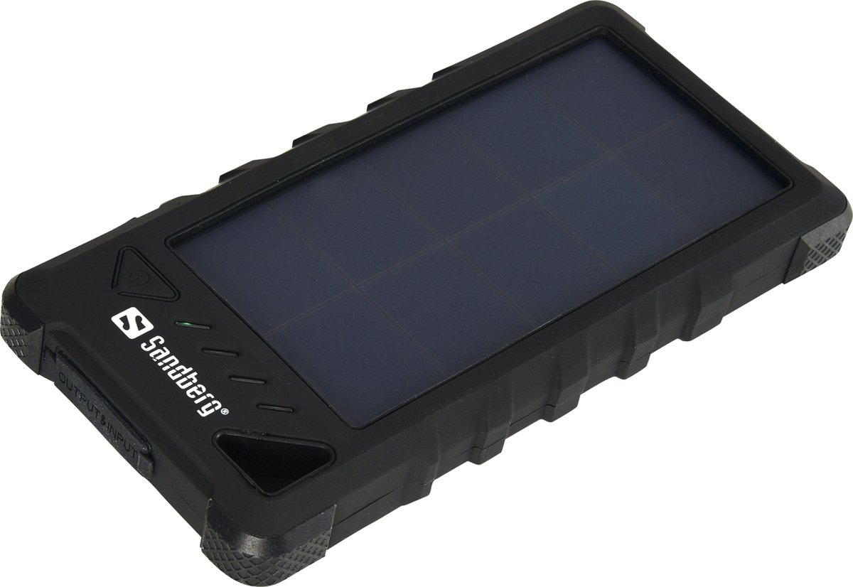 Sandberg Outdoor Solar Powerbank 16000mah Svart