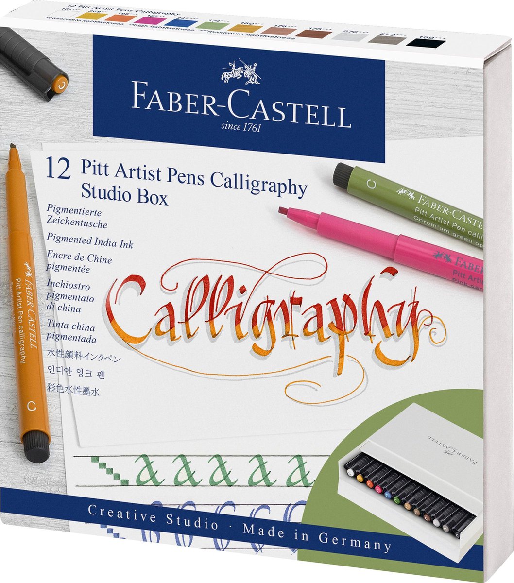 Faber-Castell India ink Pitt Artist Pen C st.box 12x