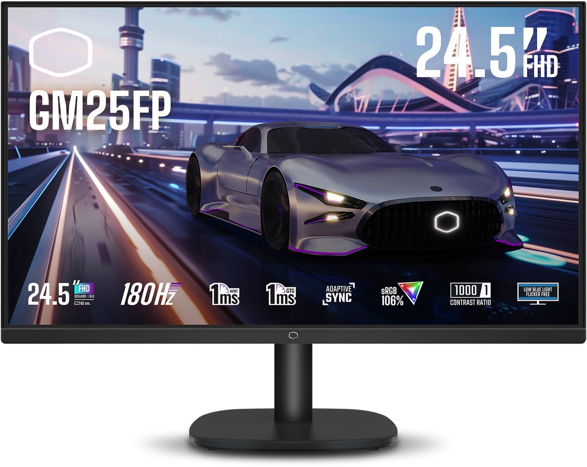 24,5" Cooler Master GM25FP - 1920x1080 - 180Hz - IPS