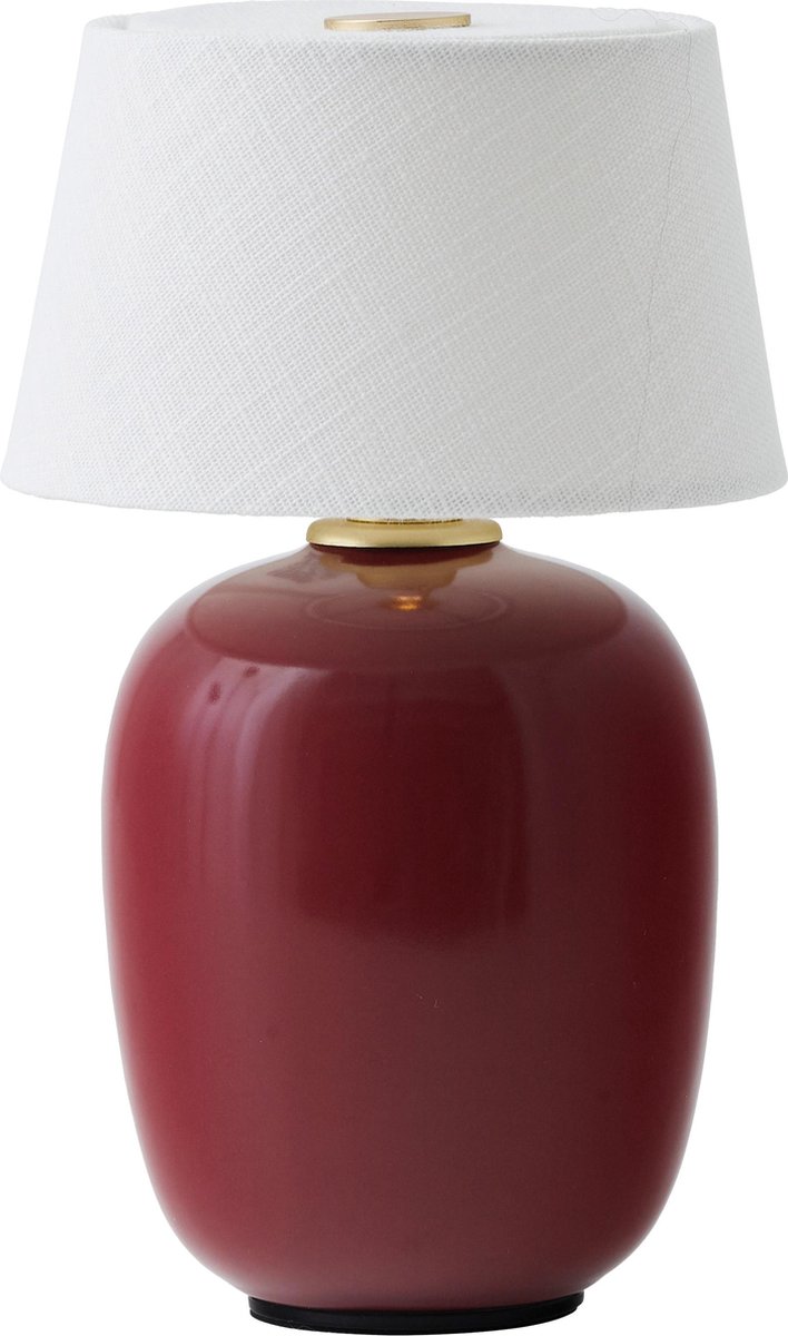 Audo Copenhagen Lampada da tavolo Torso portatile Ruby