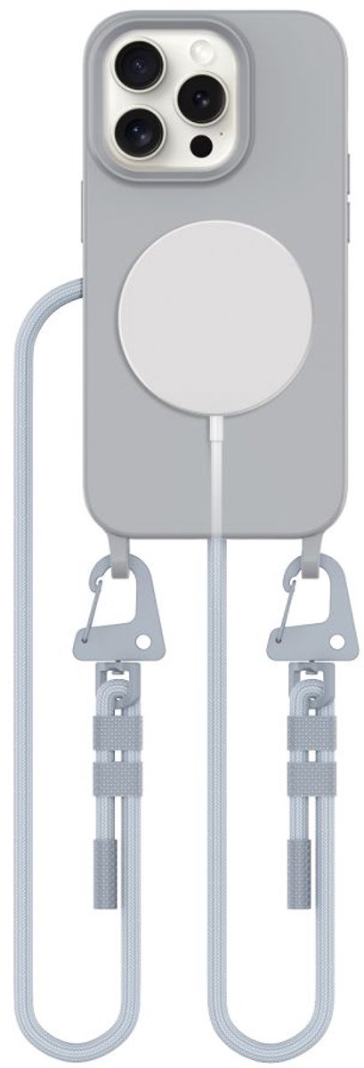 Tech-Protect MagNecklace MagSafe Case for iPhone 15 Pro - Gray