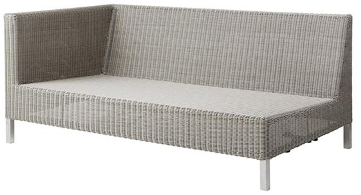 Cane-line Sofá modular Connect 2 plazas taupe, derecho