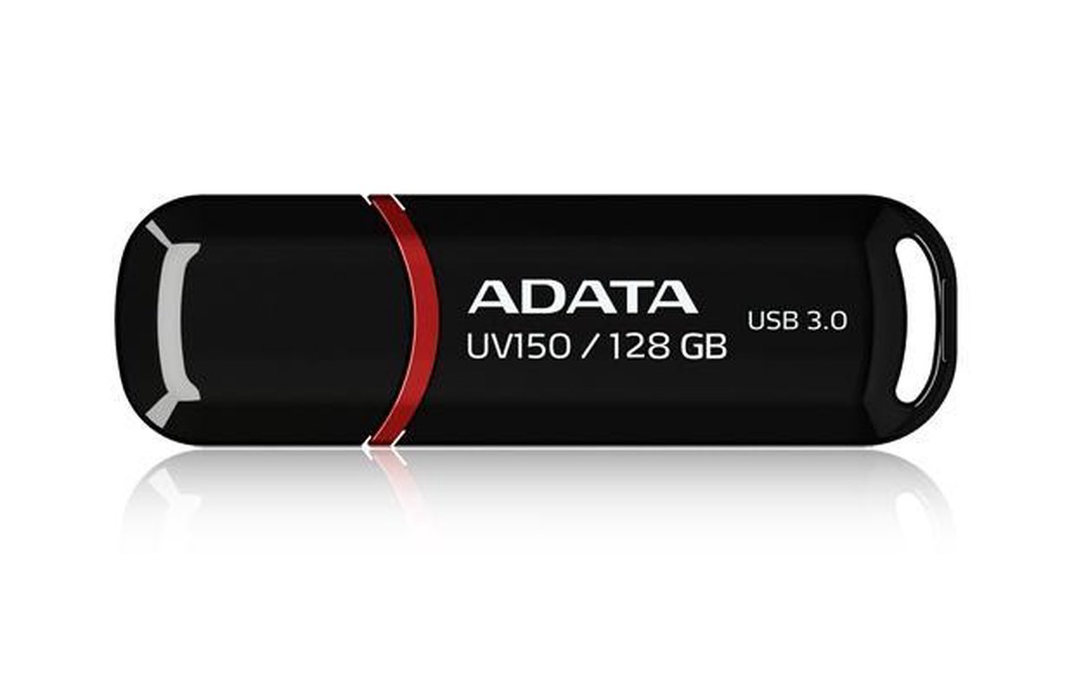 A-Data DashDrive UV128 - Sort - 128GB - USB Stick