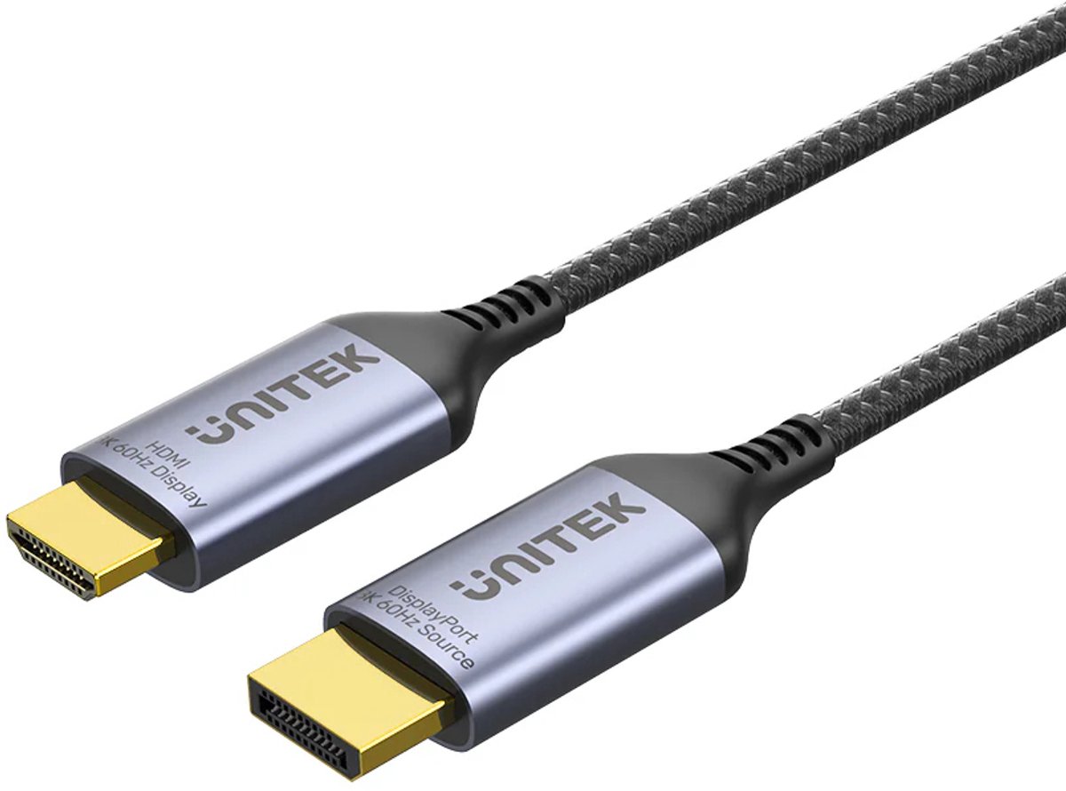 Unitek adapter cable - DisplayPort / HDMI - 1.8 m