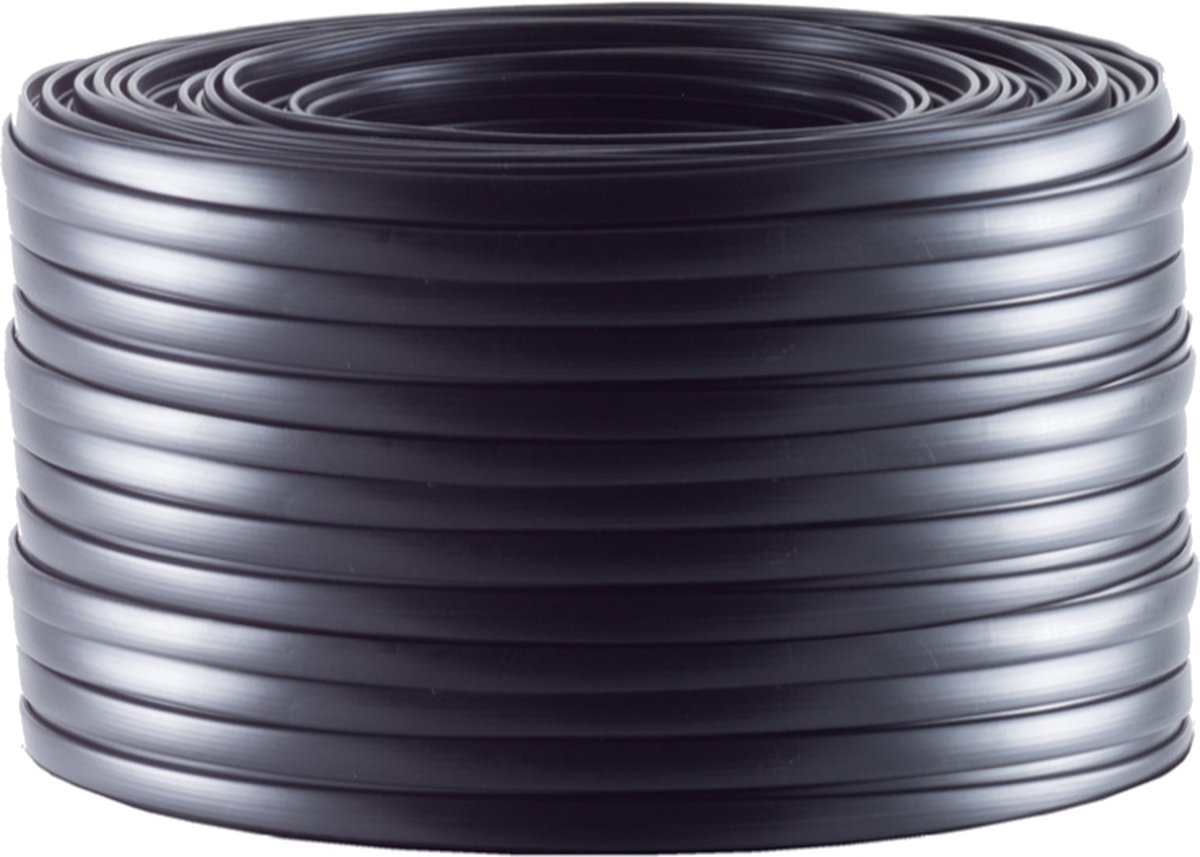 Helos bulk phone cable - 50 m - black - Sort - 50m