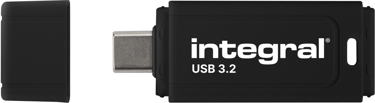 Clé USB-C 3.0 Integral Black - 128Go (Noir) #1POURCENT