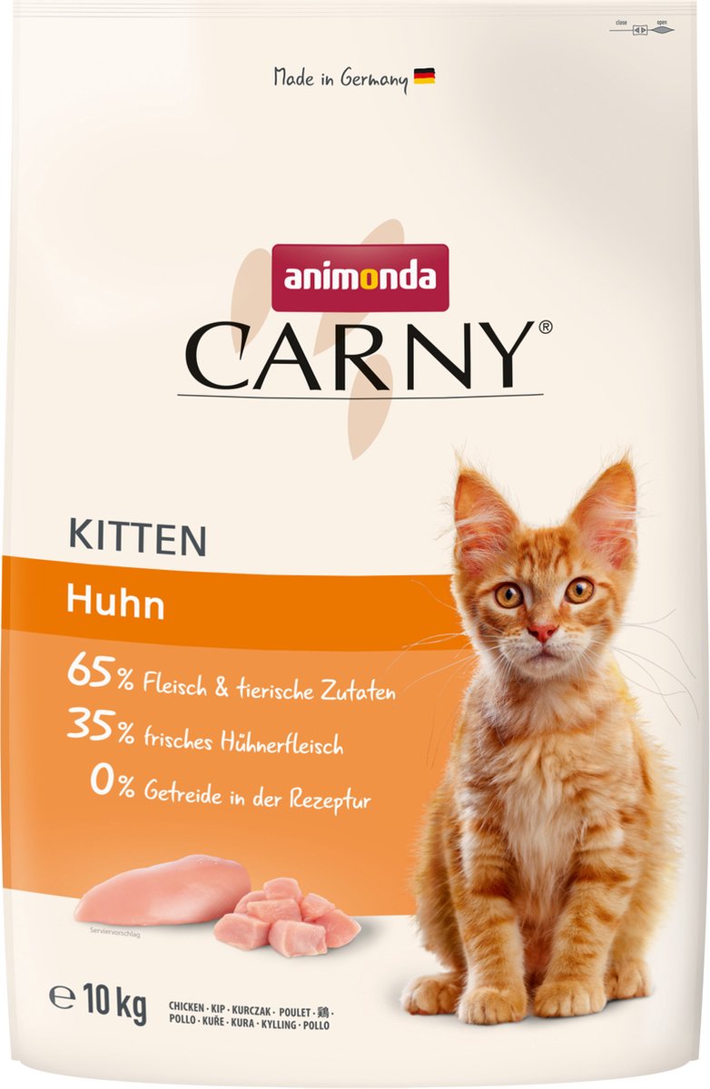 animonda Carny Kitten com frango ração para gatinhos - Pack económico: 2 x 10 kg