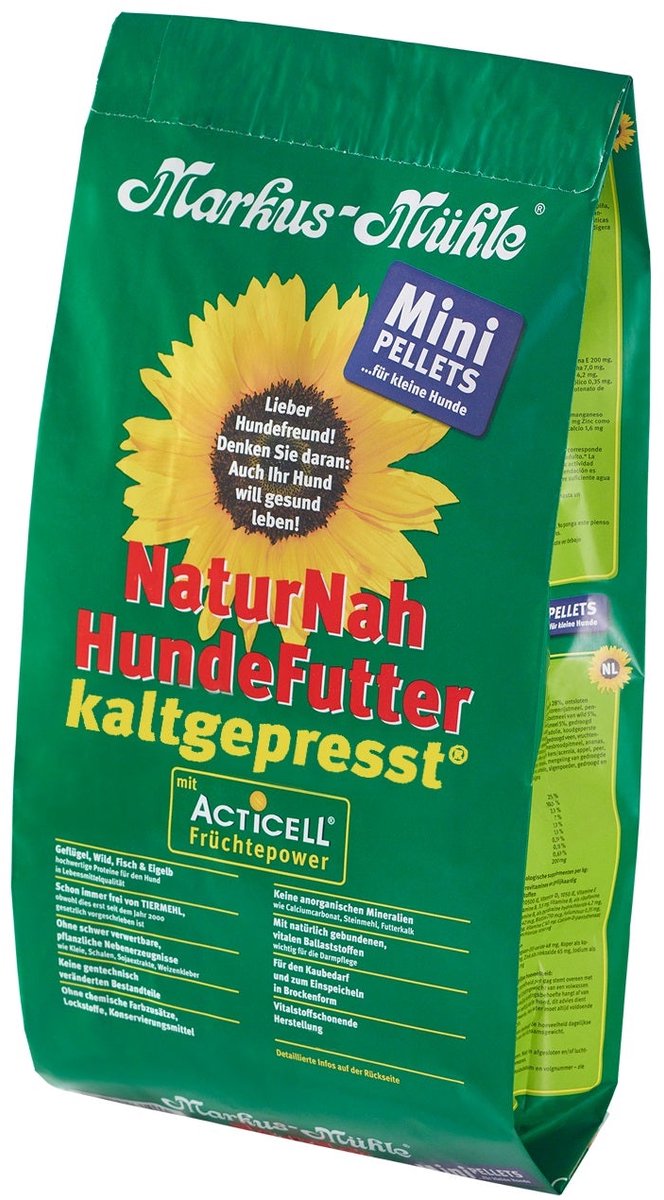 Markus-Mühle NaturNah Mini para cães de porte pequeno - Pack económico: 2 x 5 kg