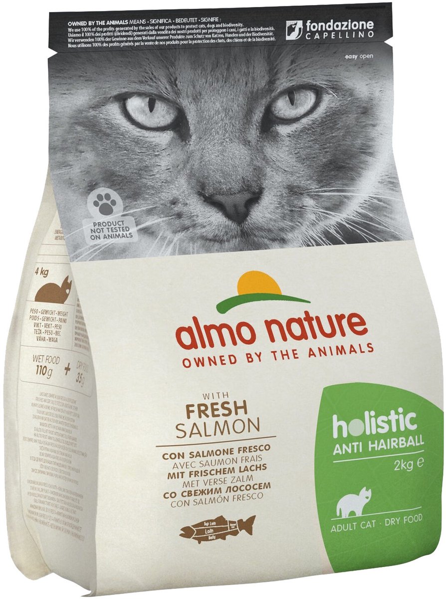 Almo Nature Functional Anti Hairball com salmão - Pack económico: 2 x 2 kg