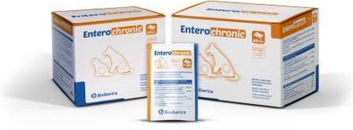 Entero-Chronic suplemento para a função intestinal para cães - Pack económico: 2 x 60 saquetas