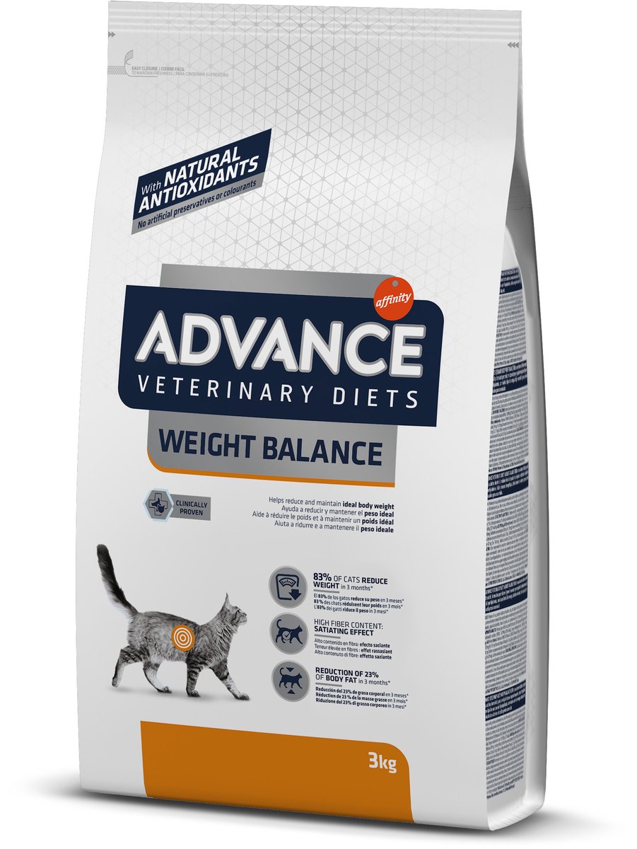 Advance Veterinary Diets Weight Balance para gatos - 2 x 3 kg