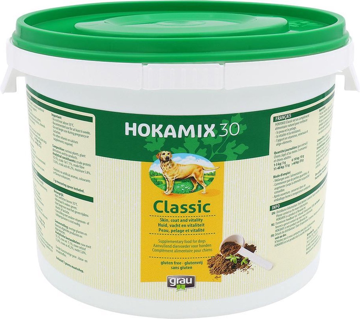 GRAU Hokamix 30 Vitality Booster Pulver em pó para cães - 2,5 kg