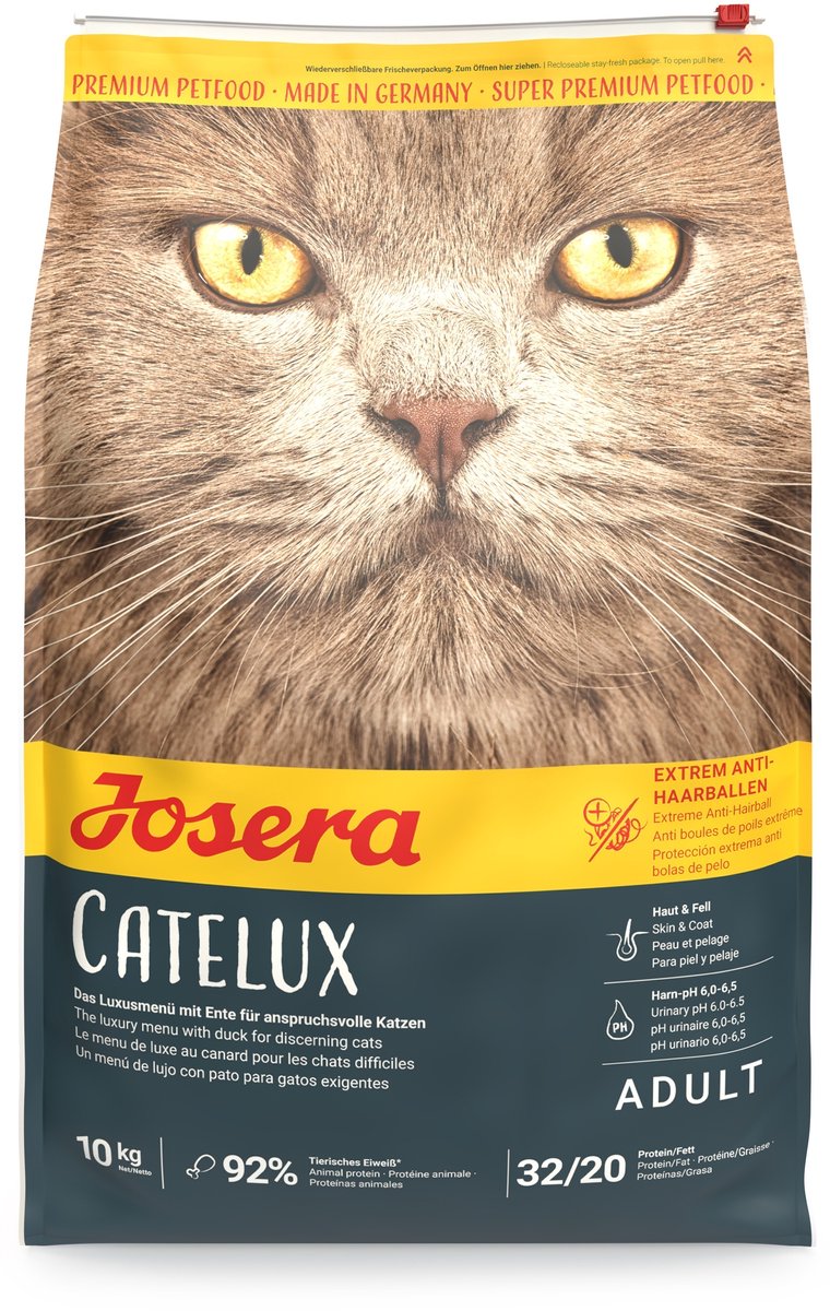 Josera Catelux ração para gatos - Pack económico: 2 x 10 kg