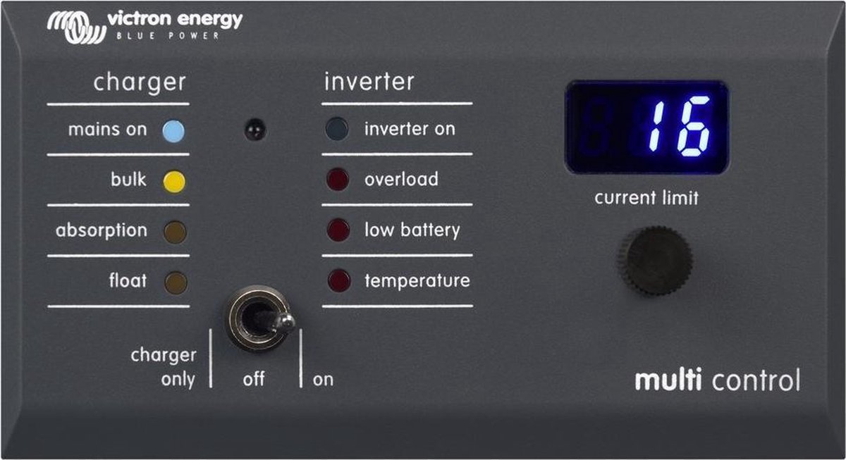 Victron Energy Télécommande DMC000200010R 110 mm x 150 mm