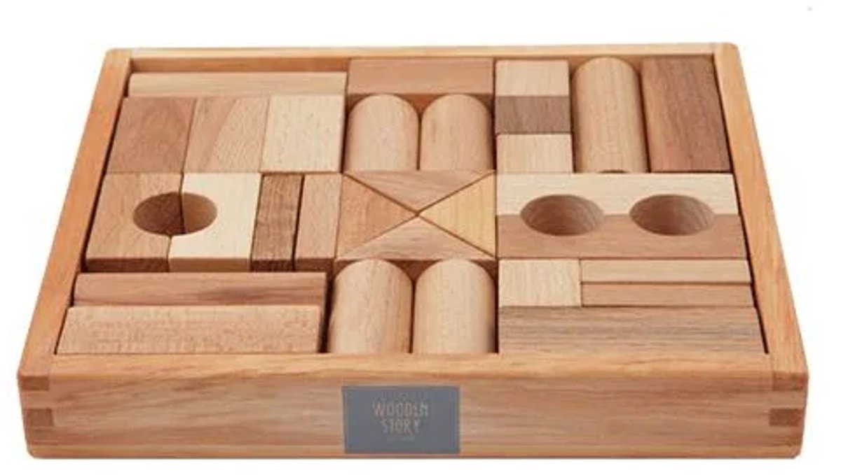 Naturbausteine auf Platte Wooden Story (x30)
