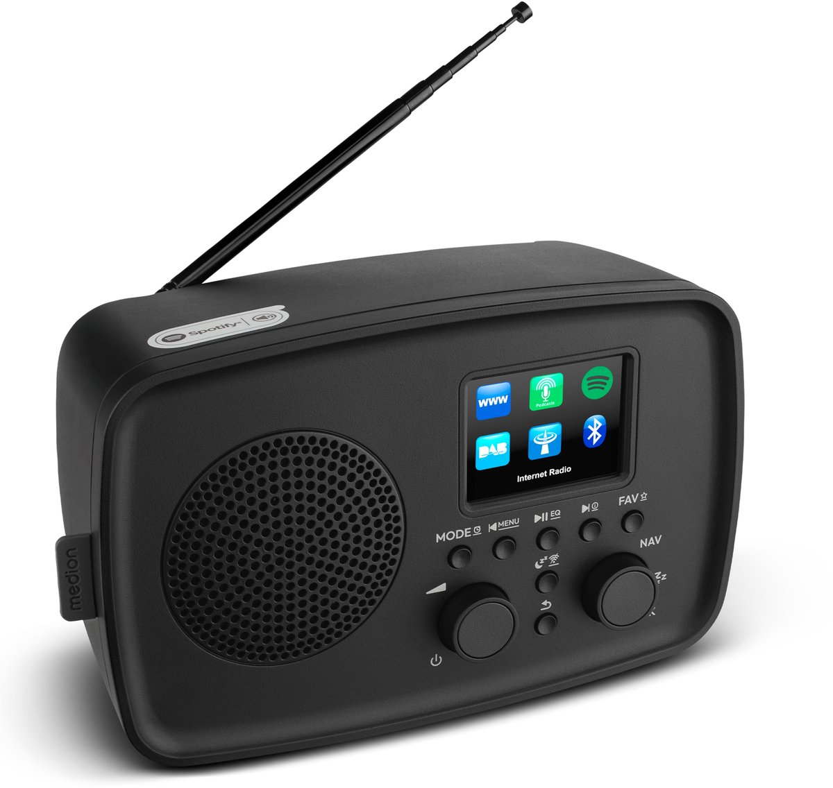 MEDION 50078817 radio Internet Black