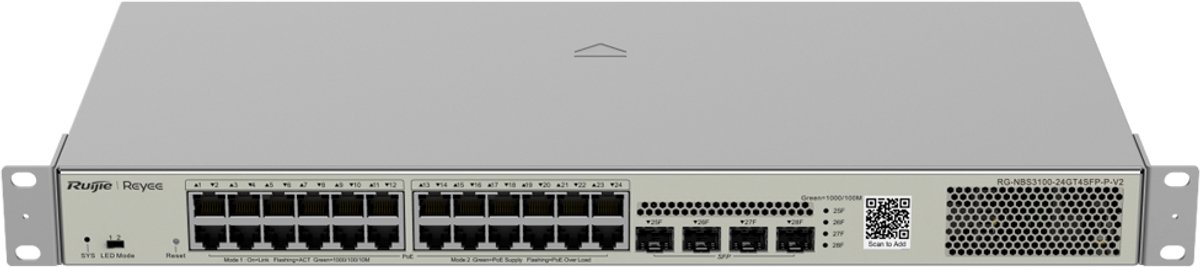 Ruijie Networks RG-NBS3100-24GT4SFP-V2 network switch Managed L2 Gigab
