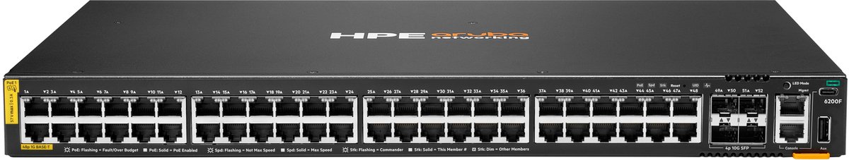 HPE ANW 6200F 48G CL4 4SFP+370W SW (EN)