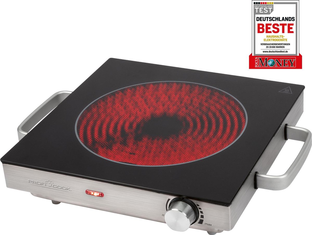 ProfiCook PC-EKP 1210 Einzelkochplatte ceran 2000W stufenlose Regelung