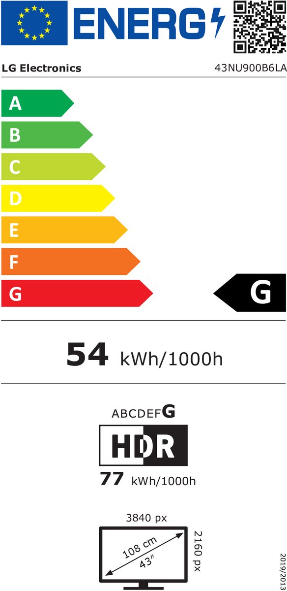 LG 43NU900B6LA sw NanoCell LED-TV UHD,Multituner,Smart,a7,HDR