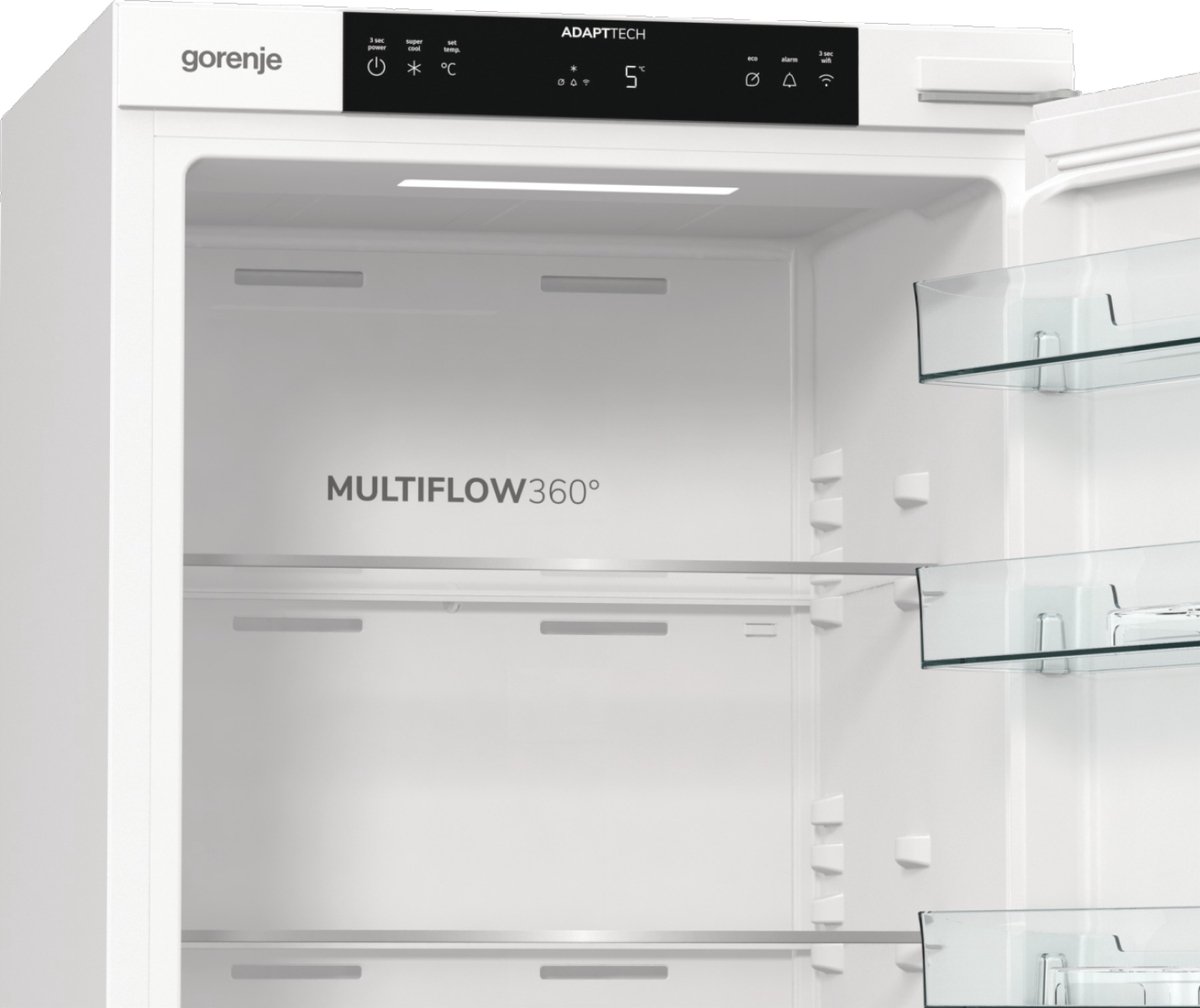 Gorenje RI 517 E41 WF EB-Kühlschrank E 280/20L 178cm Schlepptür WiFi