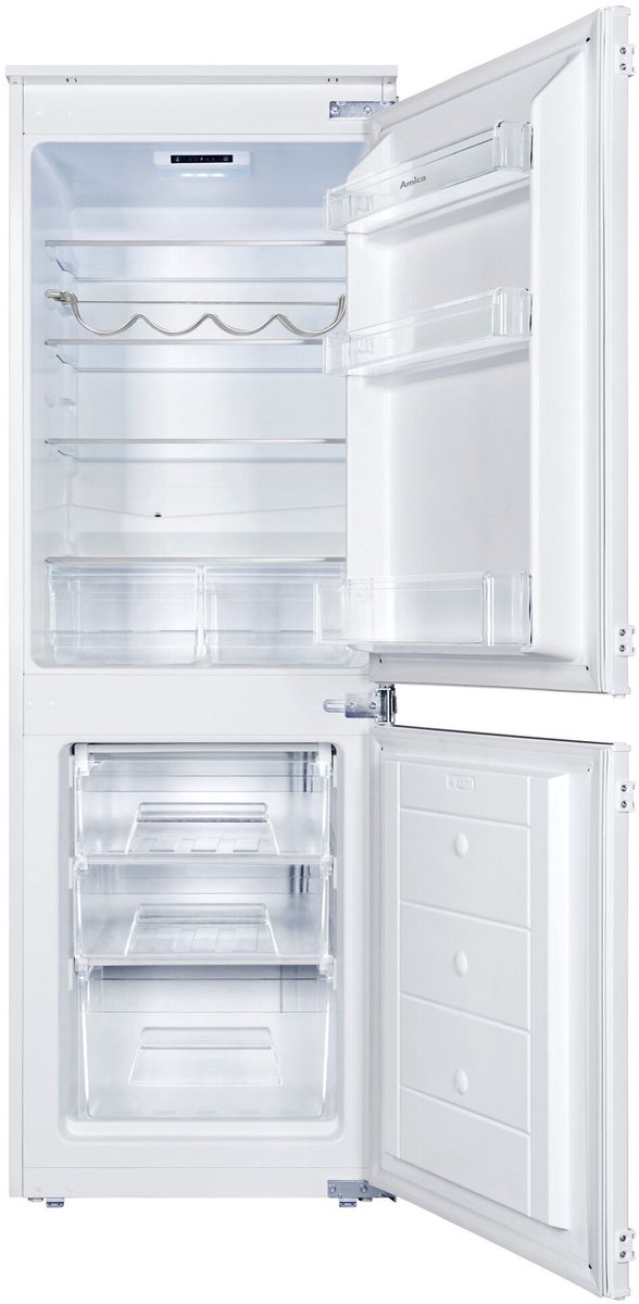 Amica EKGCS 385 901 EB-Kühlkombi E 142/60L 158cm Schlepptür Inverter