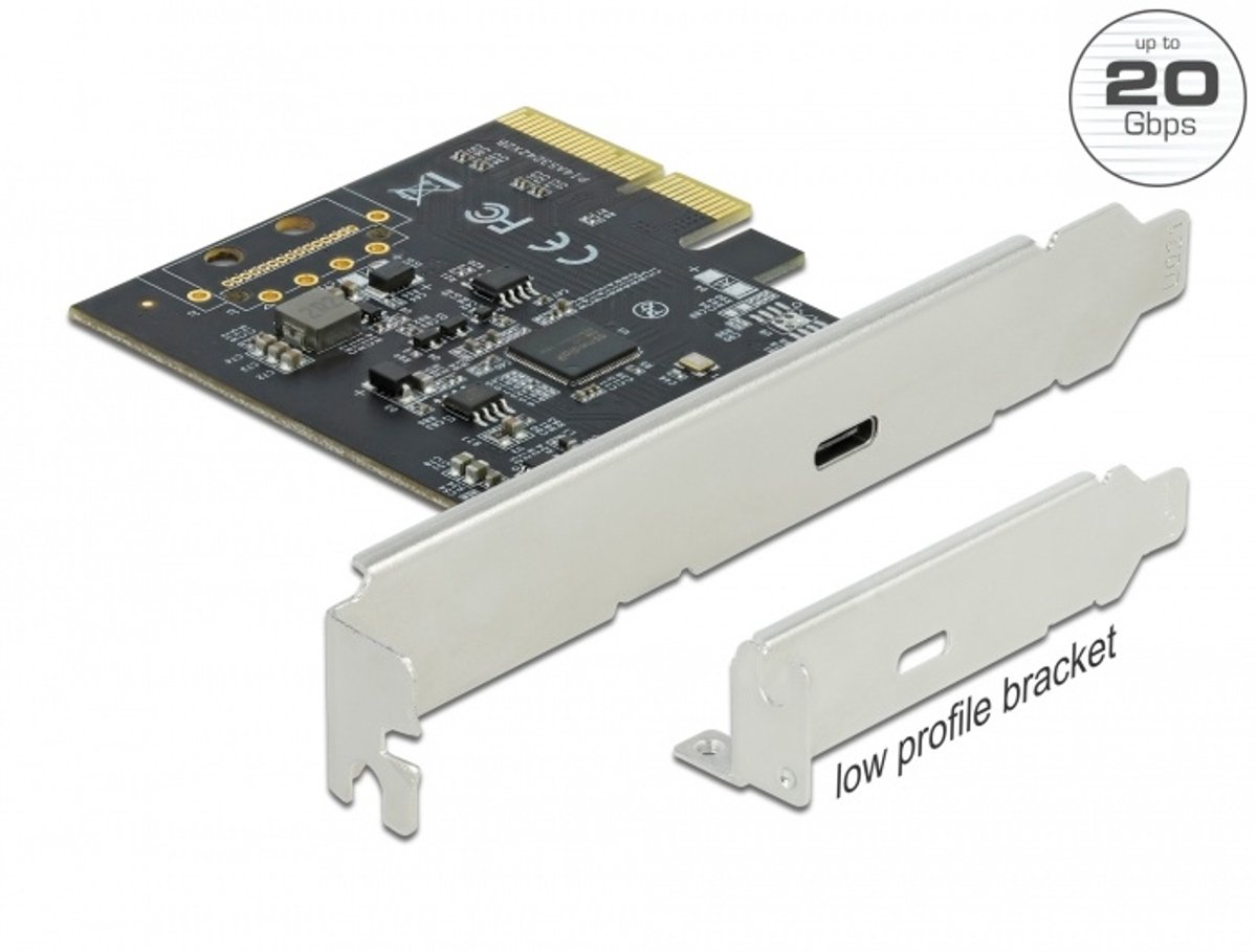 DELOCK PCIe x4 Karte > 1xUSB 3.2 Gen 2x2