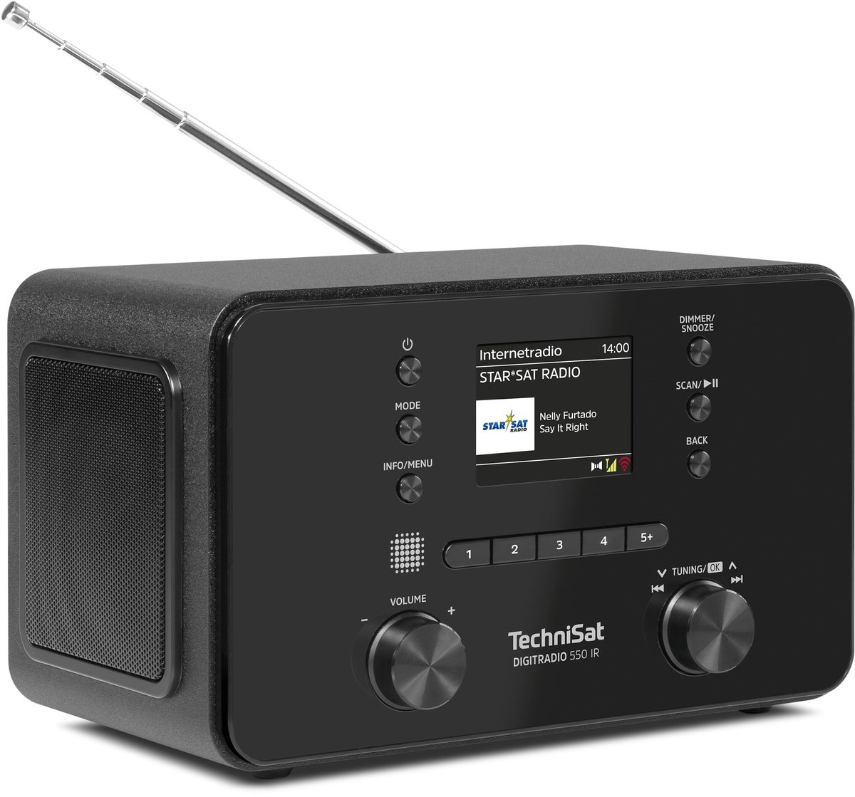 TechniSat DIGITRADIO 550 IR 0000/3995 schwarz DAB+/UKW/Internet m.Bluetooth