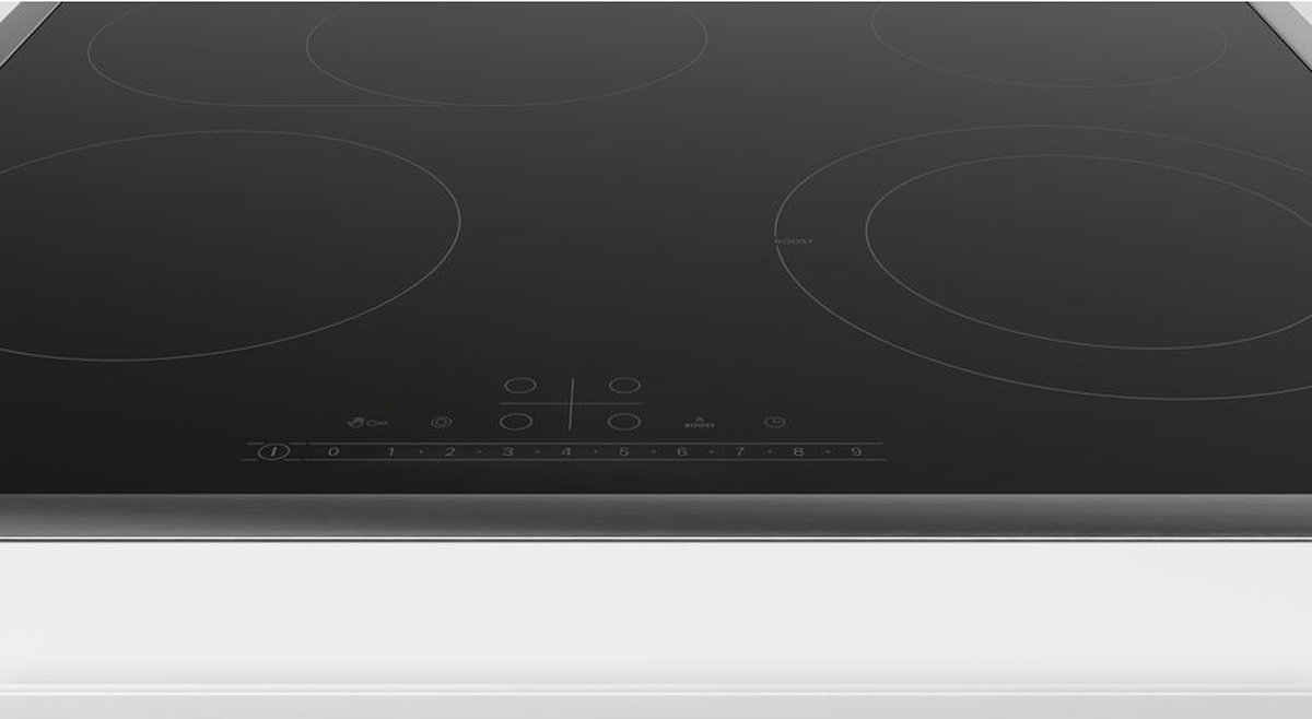 Bosch Serie 6 PKN645FP2E Kochfeld Schwarz Integriert 60 cm Keramik 4 Zone(n)
