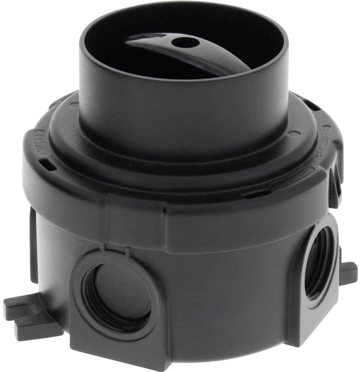WISKA 2polig COMBI 304 SWITCH RS/1-2 BK Ausschalter Thermo schwarz 10110647