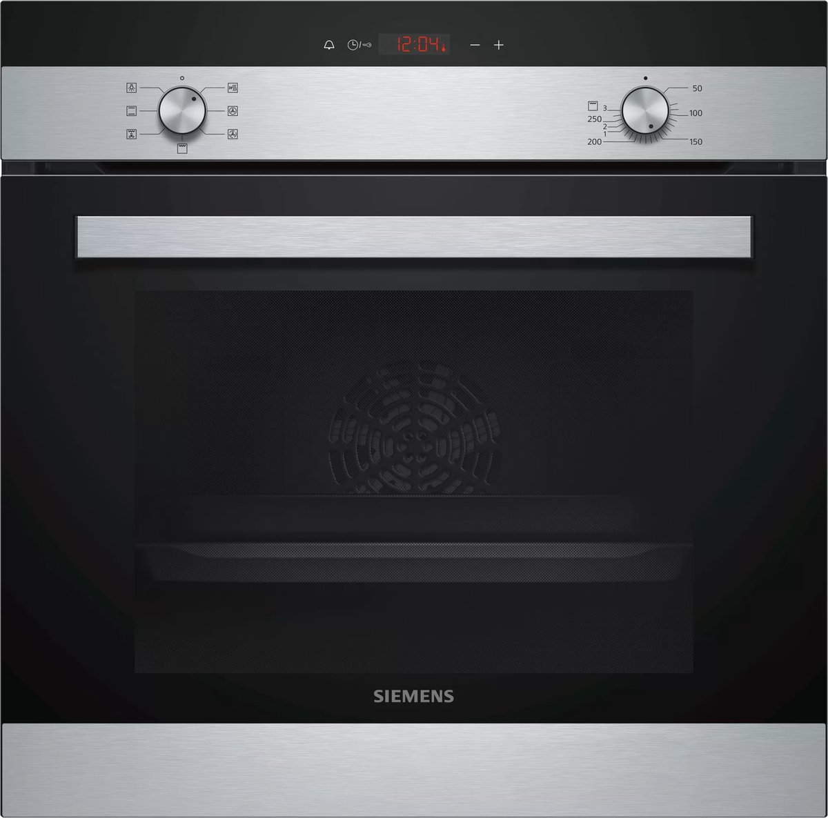 Siemens iQ100 HB113FBS1 Backofen 66 l A Schwarz, Edelstahl