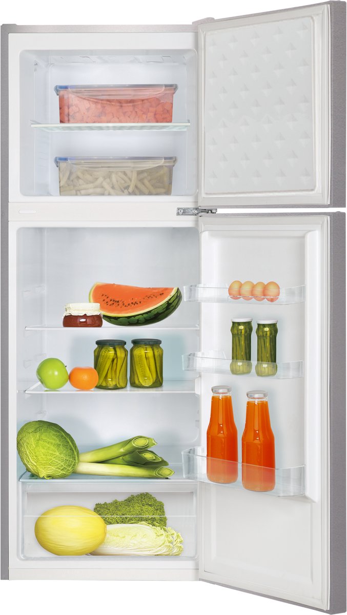Amica DT 374160 E Doppeltürkühlschrank 170/41L E 144x54x55cm Ed-Look