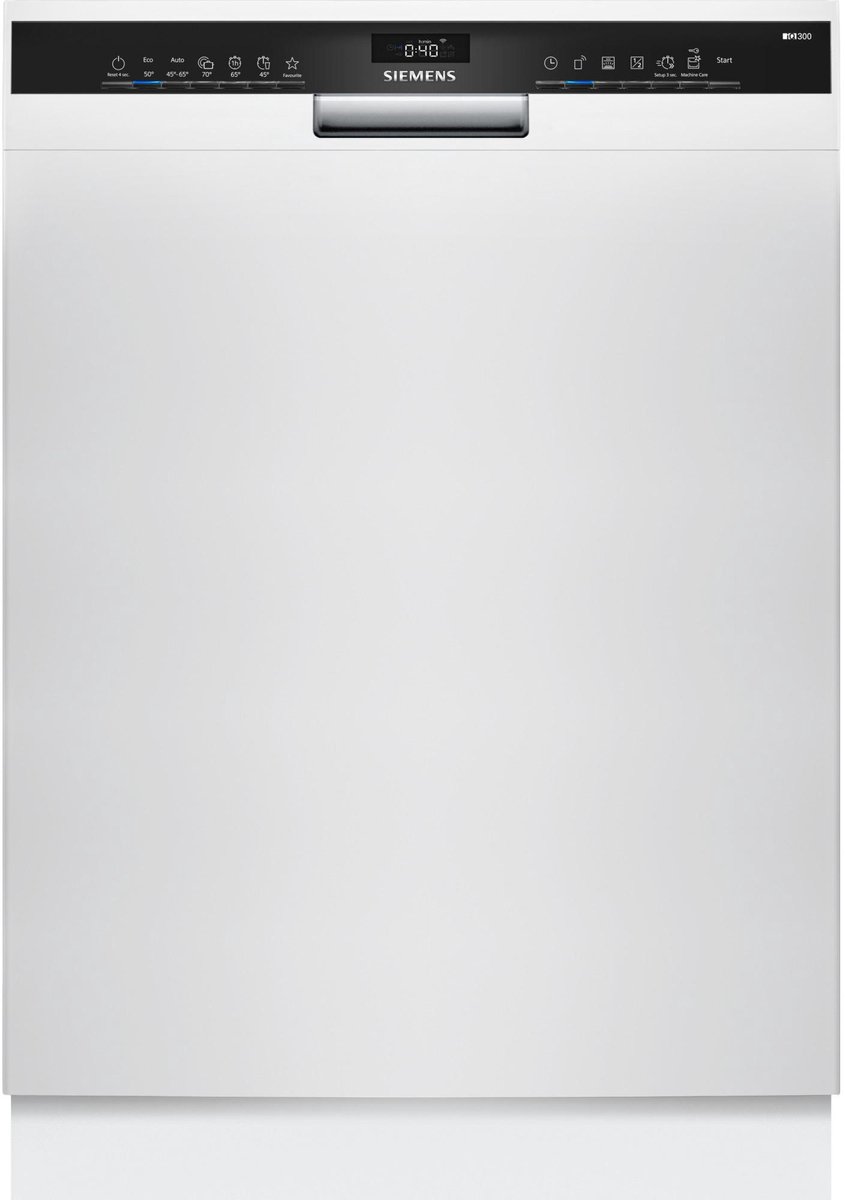 Siemens SN43HW03TE ws EB-Geschirrspüler C 60cm Unterbau 46dB 9L Korb Polinox