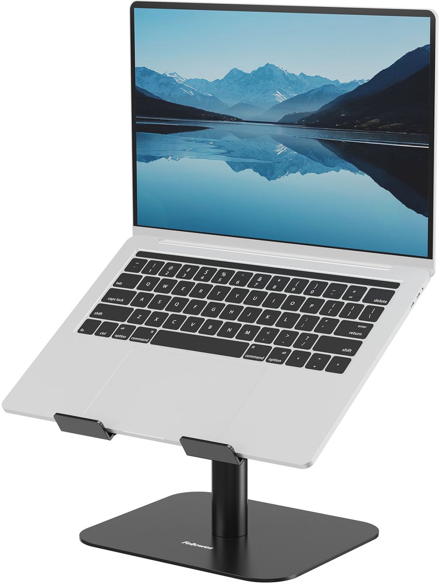 Fellowes Laptopständer Alumia bis 15" Max.5KG verstell. schw