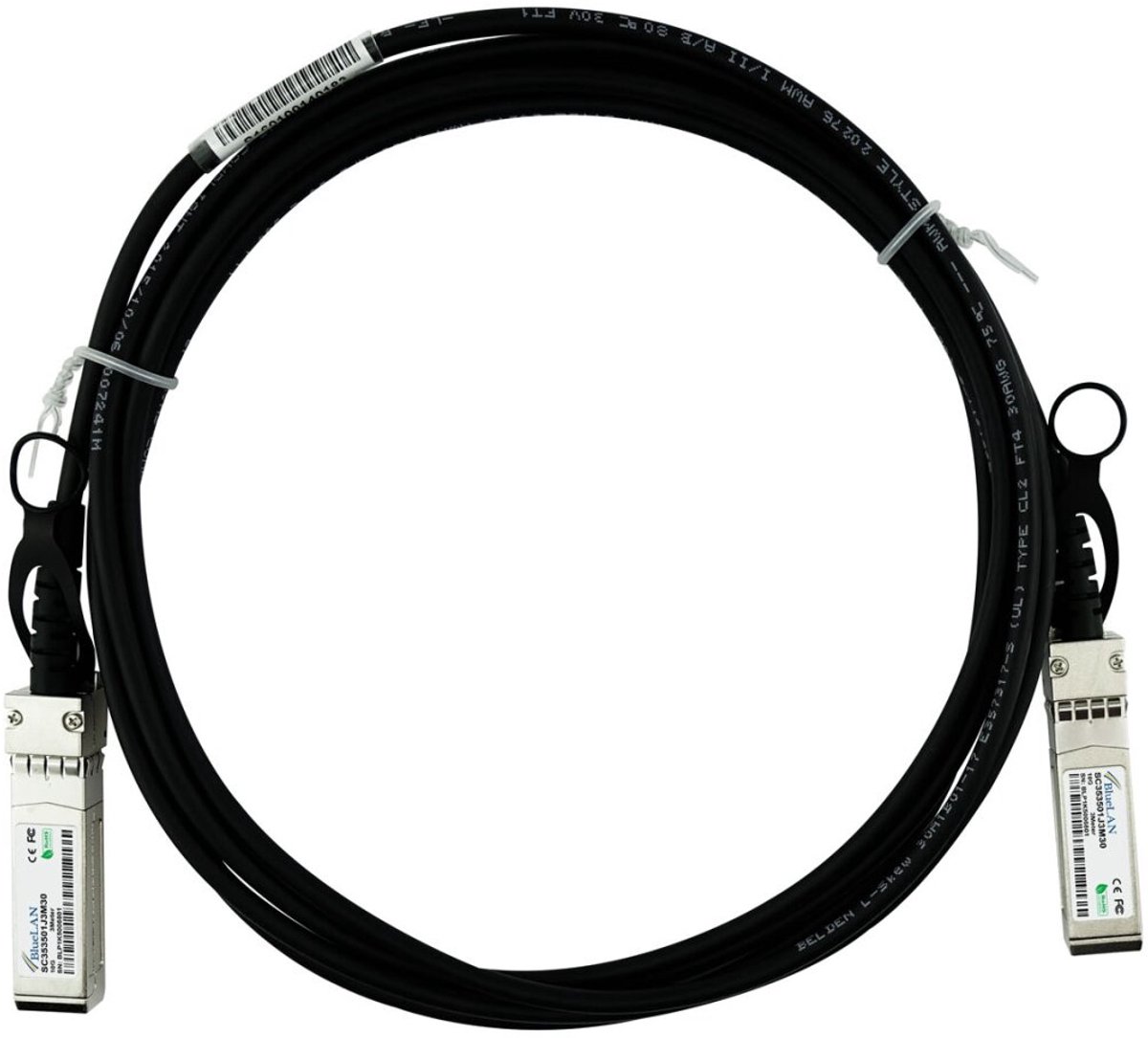 HPE kompatibel 10GBASE-CR SFP+ DAC 1M AWG30