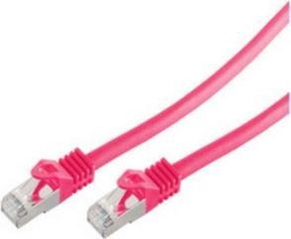 Shiverpeaks RJ45 Patchkabel S/FTP, Cat7 LSZH 30m magenta