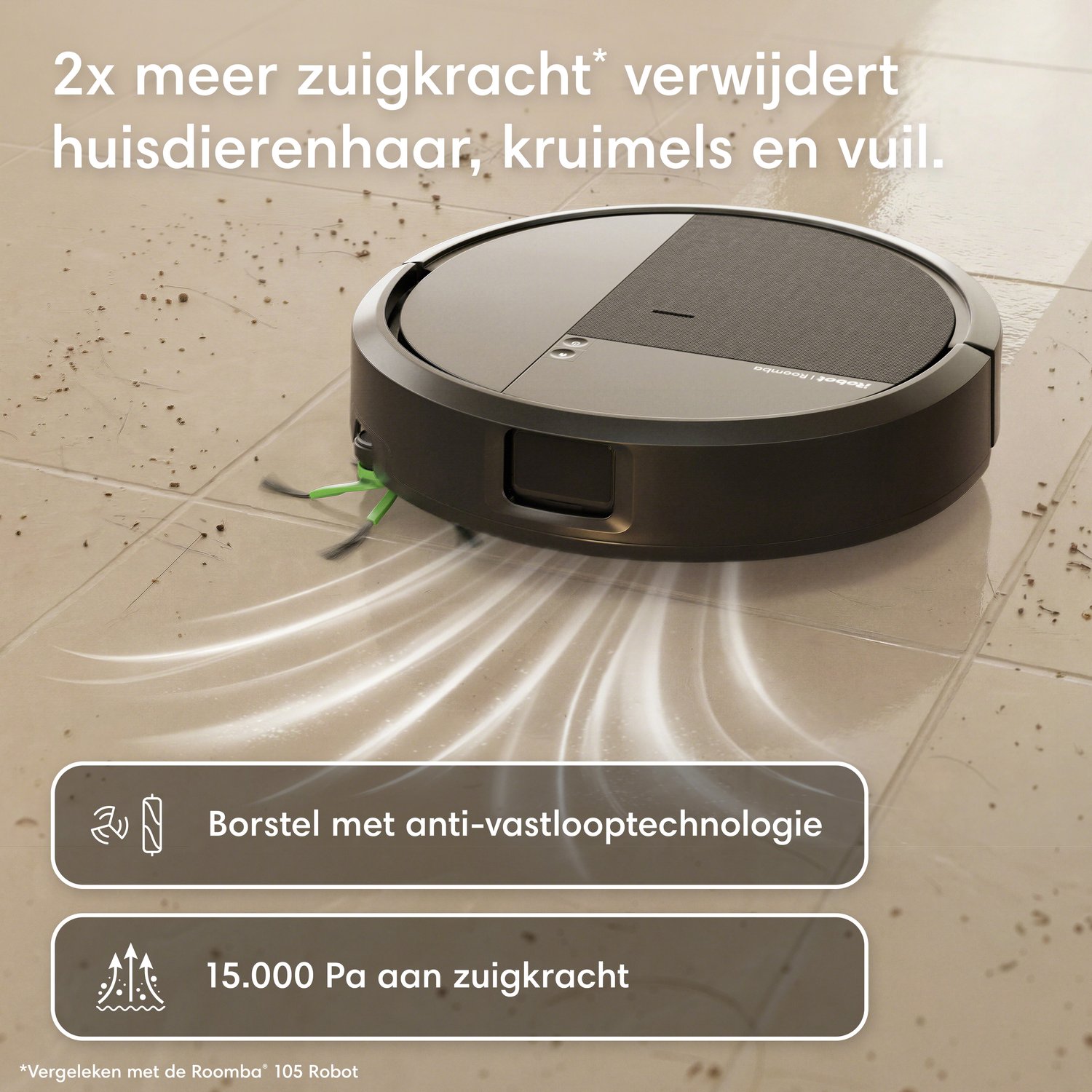 Roomba® 115 Combo - Svart