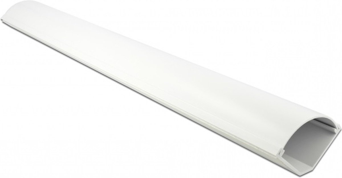 DELOCK Eckkanal selbstklebend 56 x 32 mm - Länge 1 m weiß