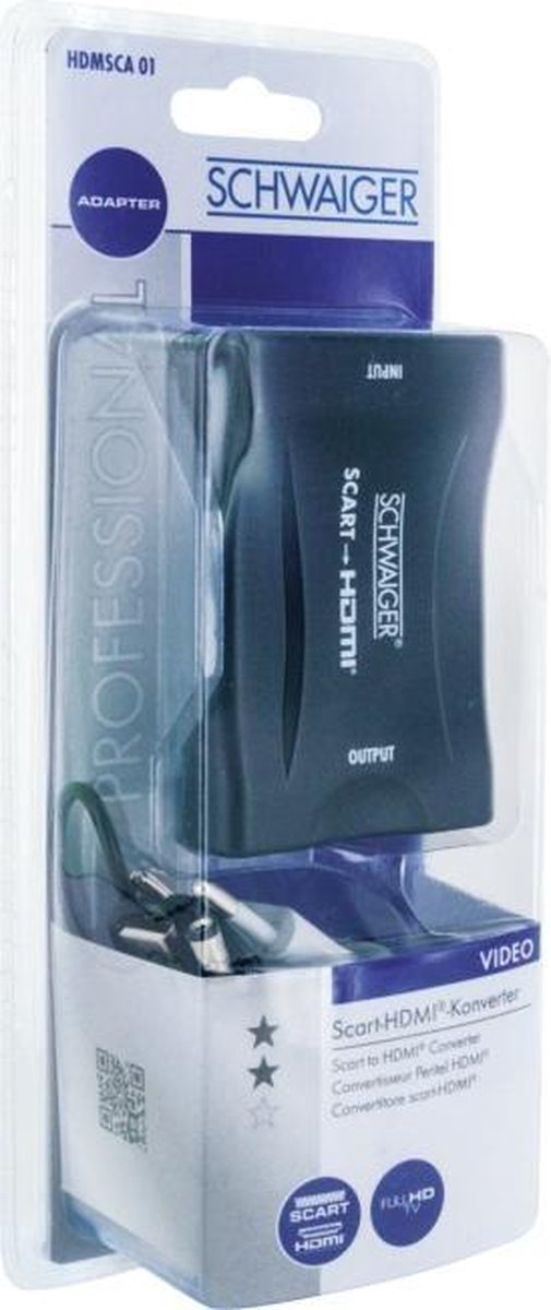 Schwaiger Anschlusskonverter Scart > HDMI