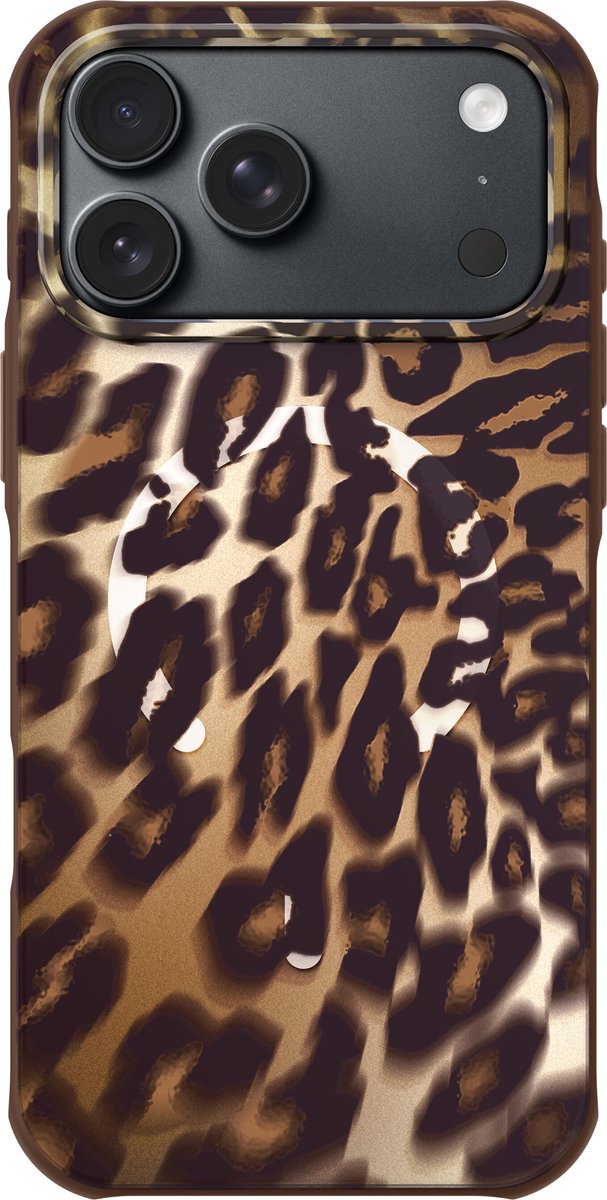 LAUT HUEX WAVE case for iPhone 18 Pro MOCHA LEOPARD