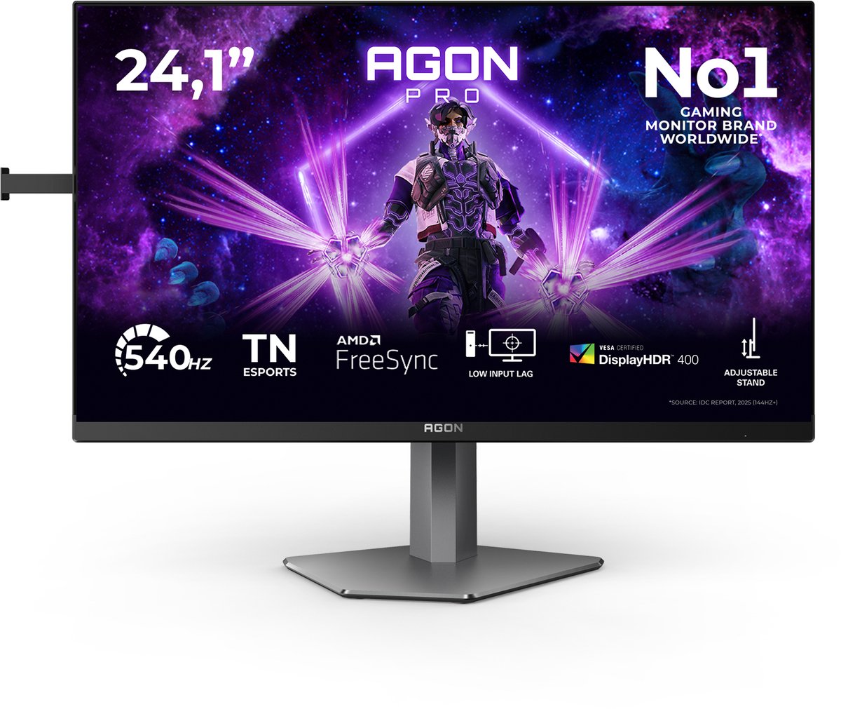 AOC AG246FK / 24" / TN / 1920 x 1080 / 540 Hz / 0.5ms / 2xHDMI,DP,USB-C / Adaptive Sync