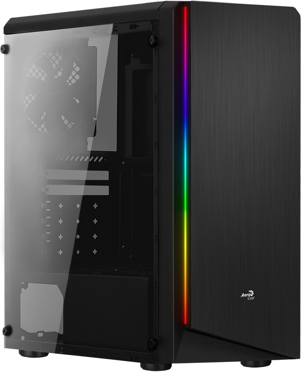 AeroCool Geh Midi Rift Black MicroATX/ATX/MiniITX o.N.