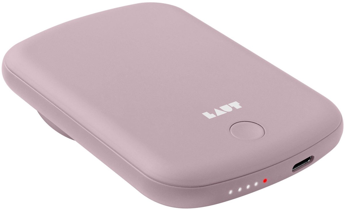 LAUT POWER CHARGE HANDY Pink Powerbank comp.e with MagSafe