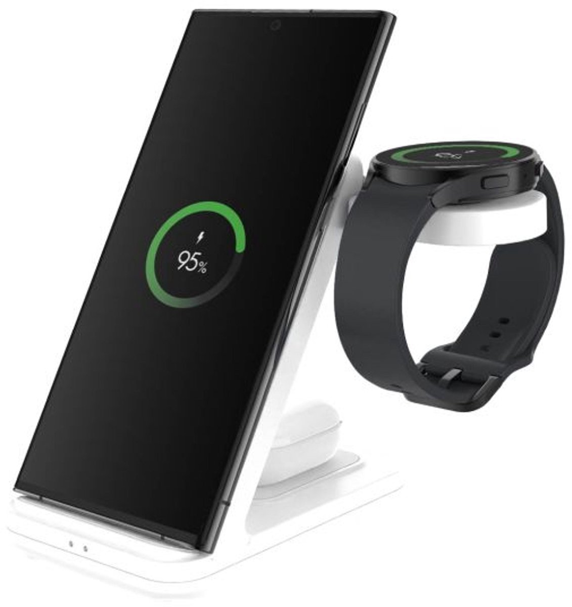 FIXED 3in1 Wireless Charging station for Samsung - White