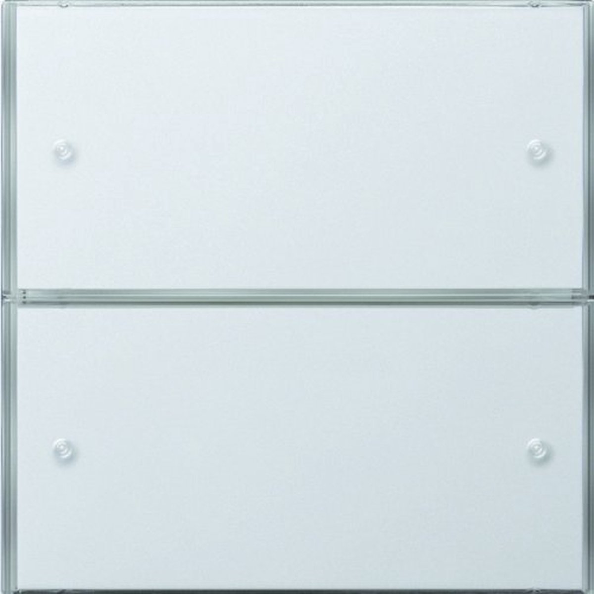 GIRA 2032112 Tastsensor3 Komfort 2fach KNX Flächenschalter Reinweiß glänzend