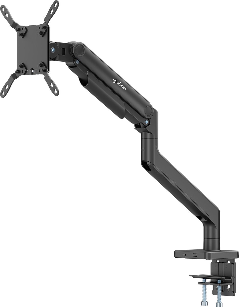 MANHATTAN Tischhalterung mit mechanischer Feder für 1x Moni.