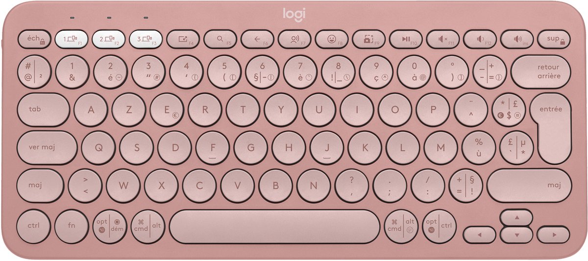 LOGI Pebble Keys 2 K380s TONAL ROSE (FR)