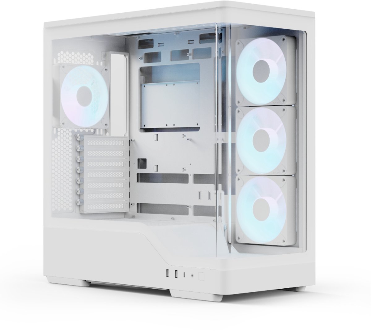 AeroCool Geh Midi P500A White ACCS-P500A-002